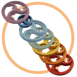 Complexe de 7 triskels 82 de couleurs