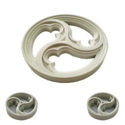 Complexe de 3 Triskels Blanc