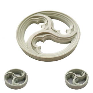 Complexe de 3 Triskels Blanc