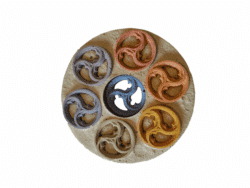 Support avec 7 triskels - Dynamisation et Harmonisation